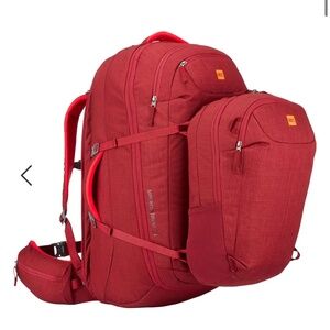 MEC backpacking pack.